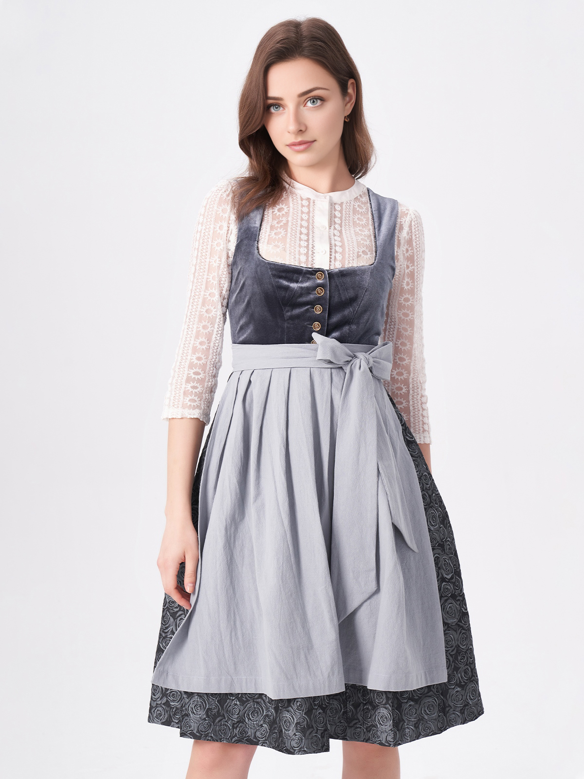 Dirndl Olivgrün – Eleganz mit Charakter