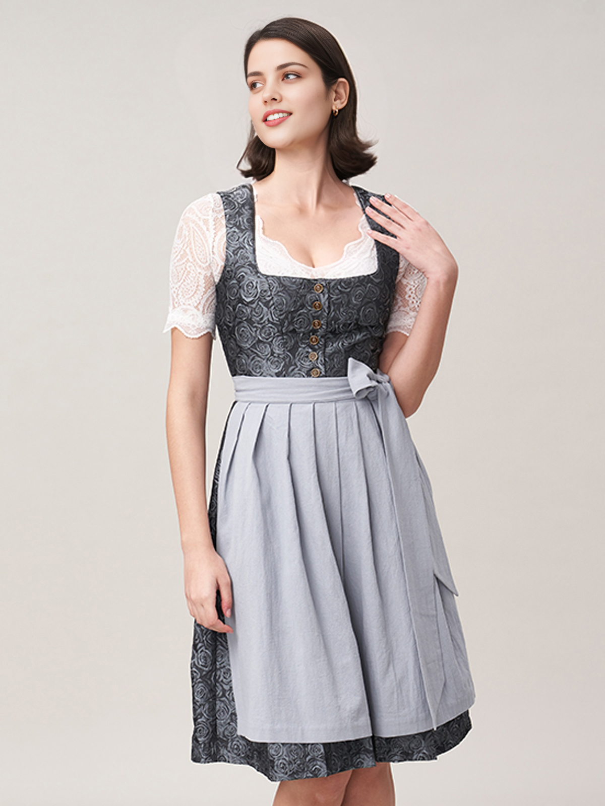 Dirndl in Blau – stilvoll und erschwinglich