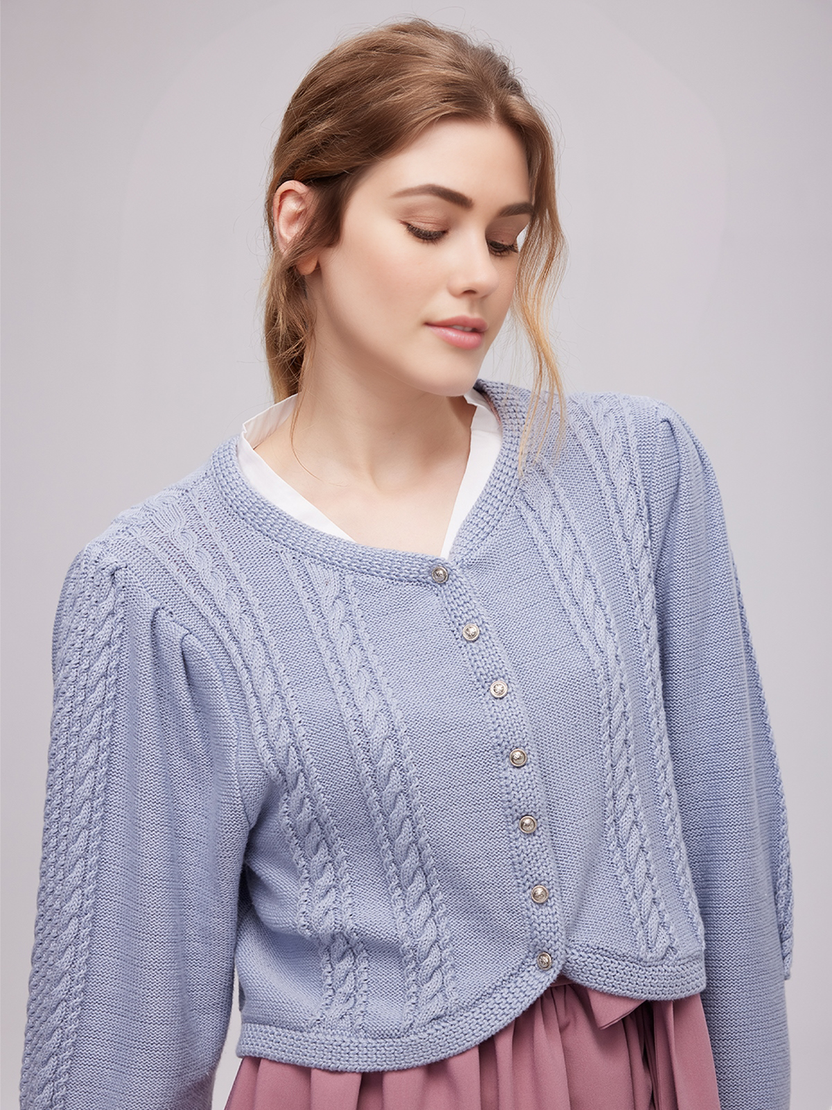 Dirndl Salbeigrün Samt