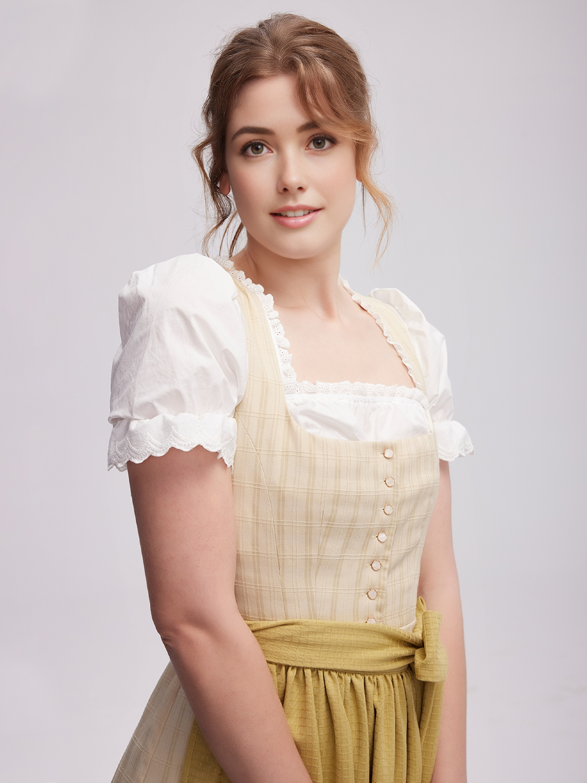 Modernes Dirndl in Grün