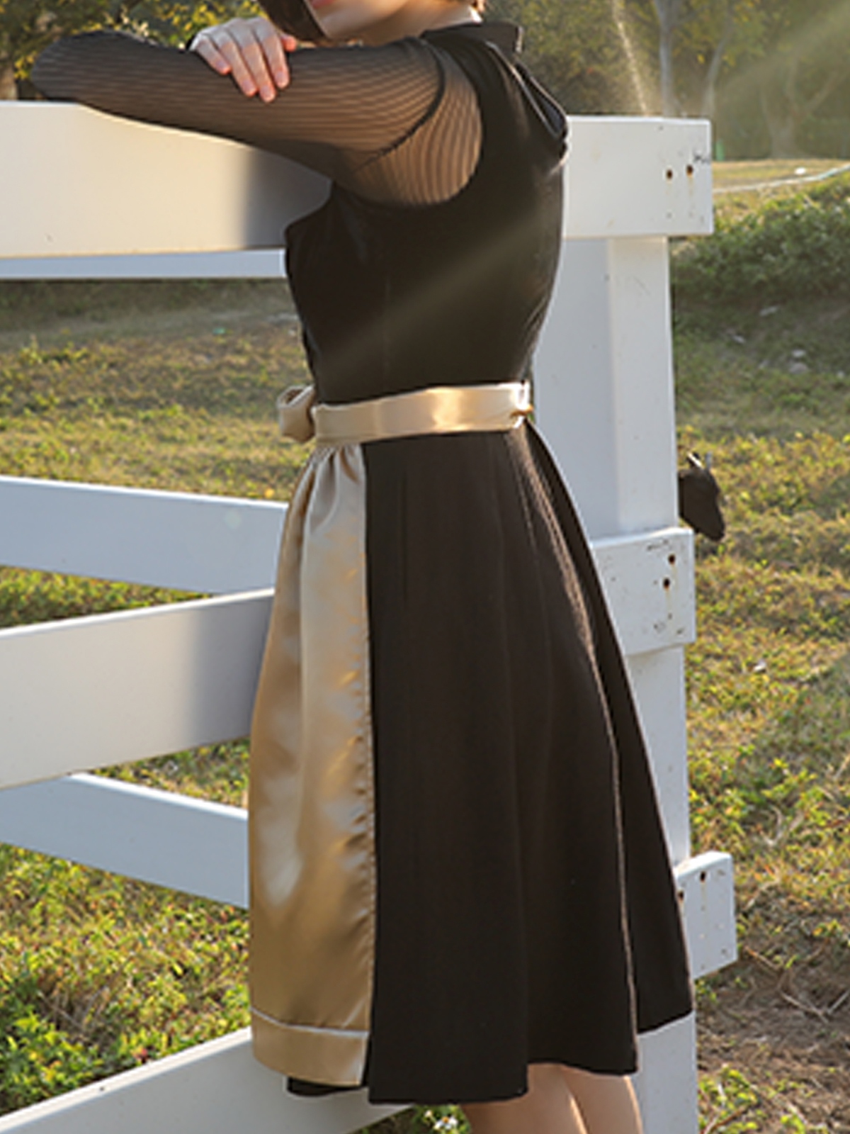 Dirndl Lila in perfekter Passform