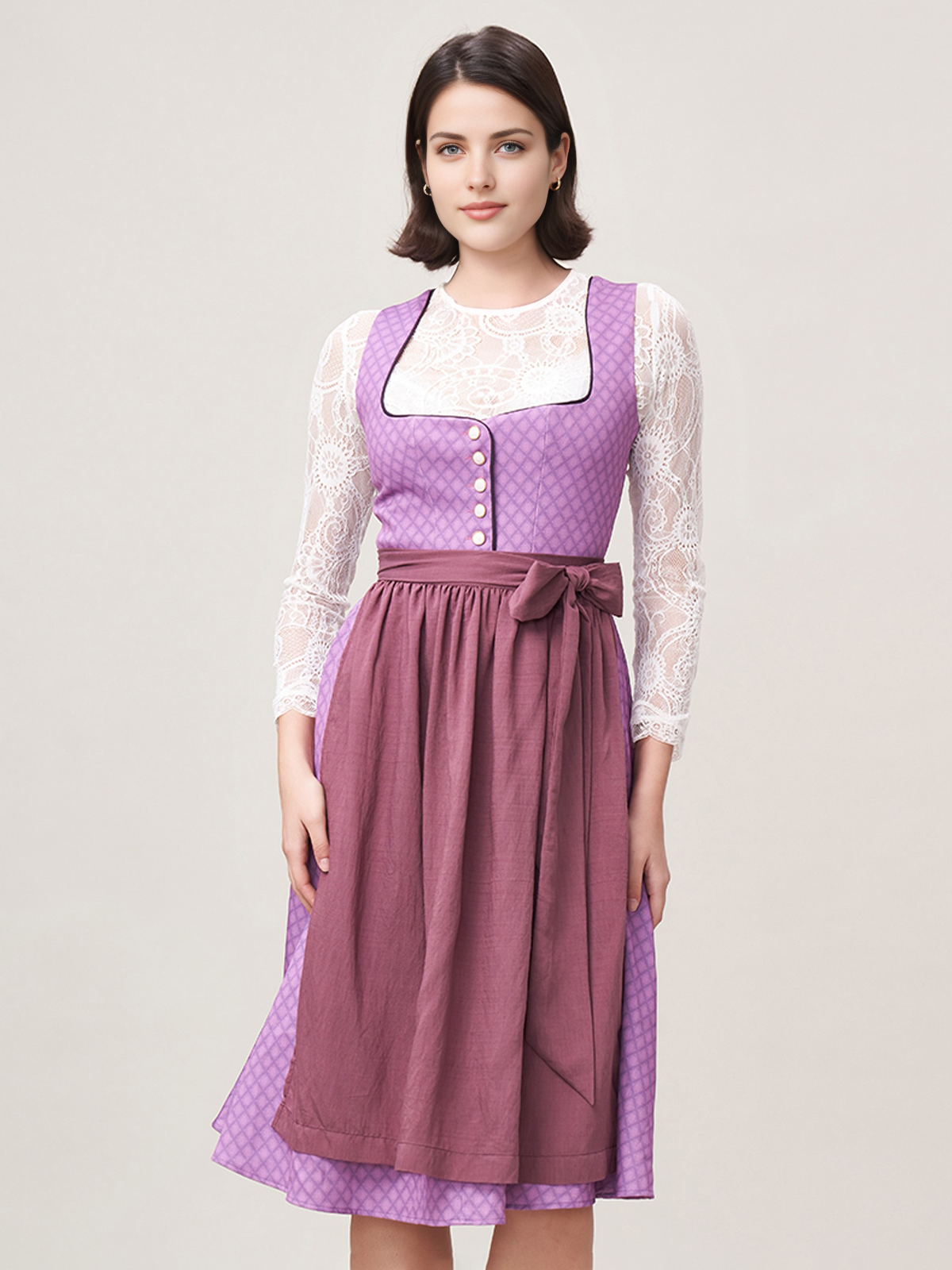 Dirndl in Lila – zeitlos und stilvoll
