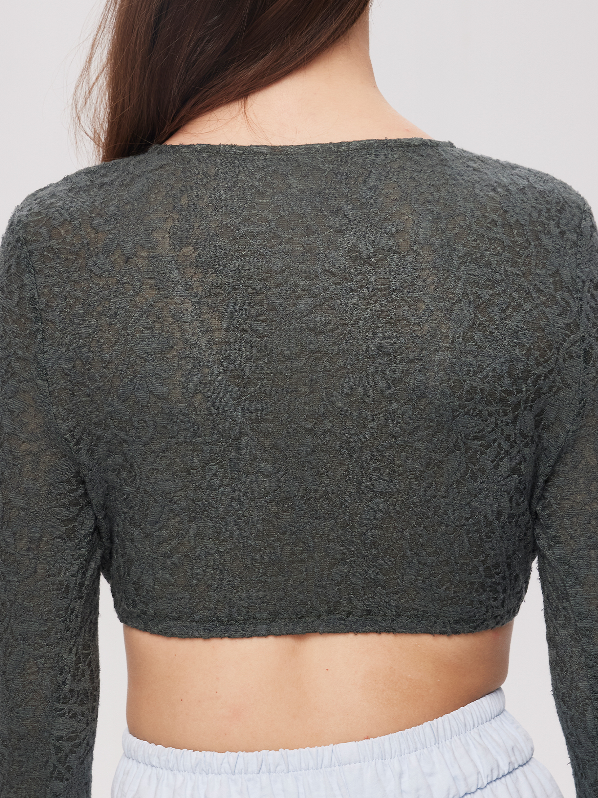 Dirndl-Bluse in Grün